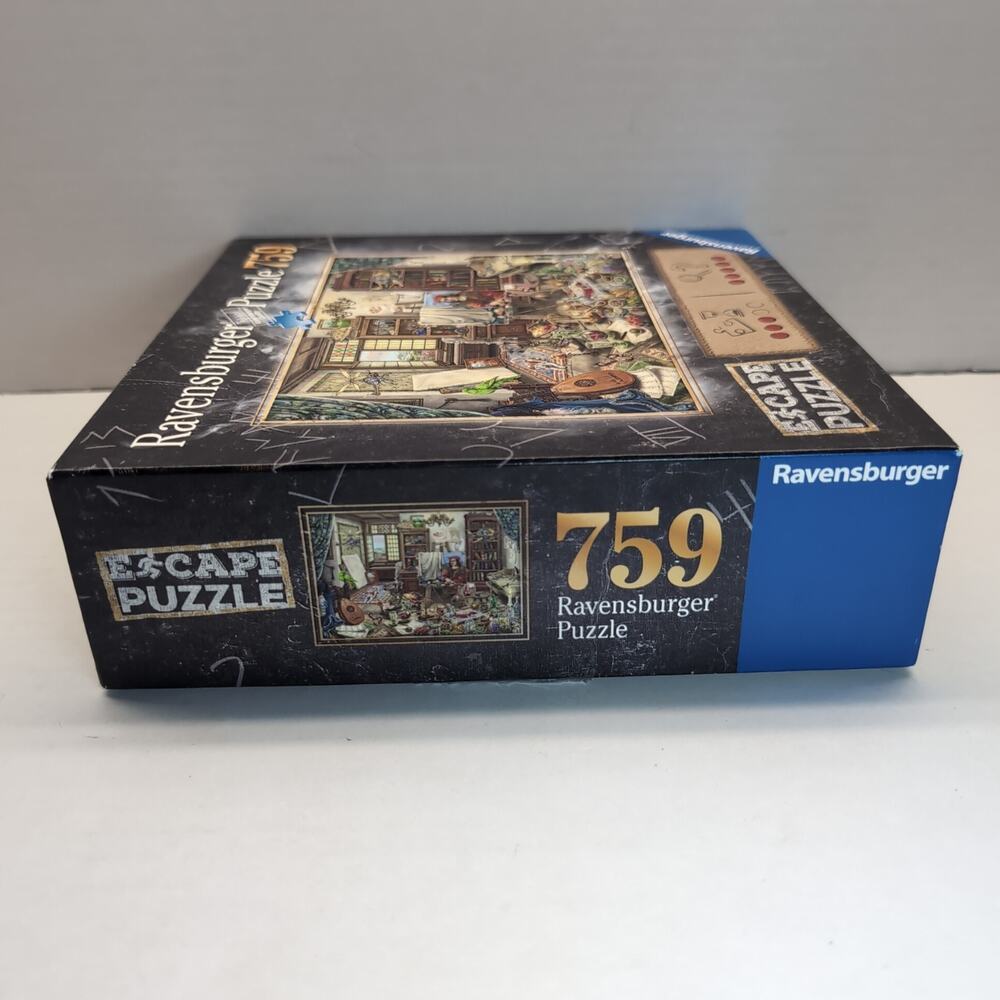 Ravensburger Escape Puzzle 759 Artist Studios Complete Solution Envelope Opened - Picture 7 of 10